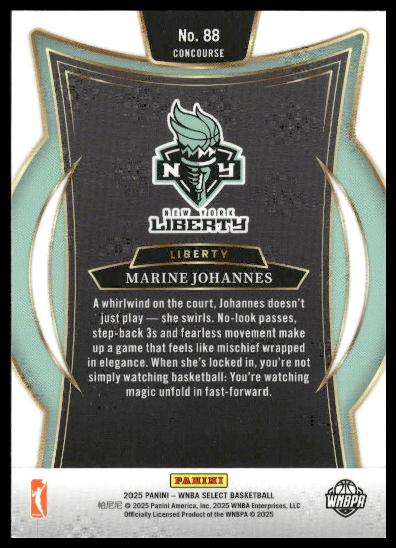 2025 Panini Select WNBA #88 Marine Johannes