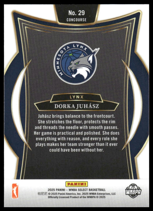 2025 Panini Select WNBA #29 Dorka Juhasz