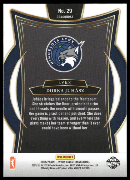 2025 Panini Select WNBA #29 Dorka Juhasz