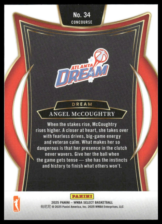2025 Panini Select WNBA #34 Angel McCoughtry