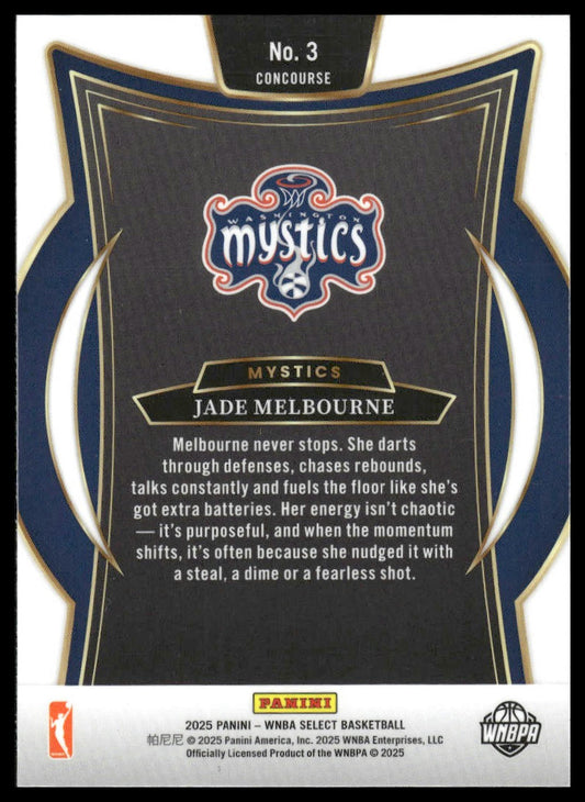 2025 Panini Select WNBA #3 Jade Melbourne