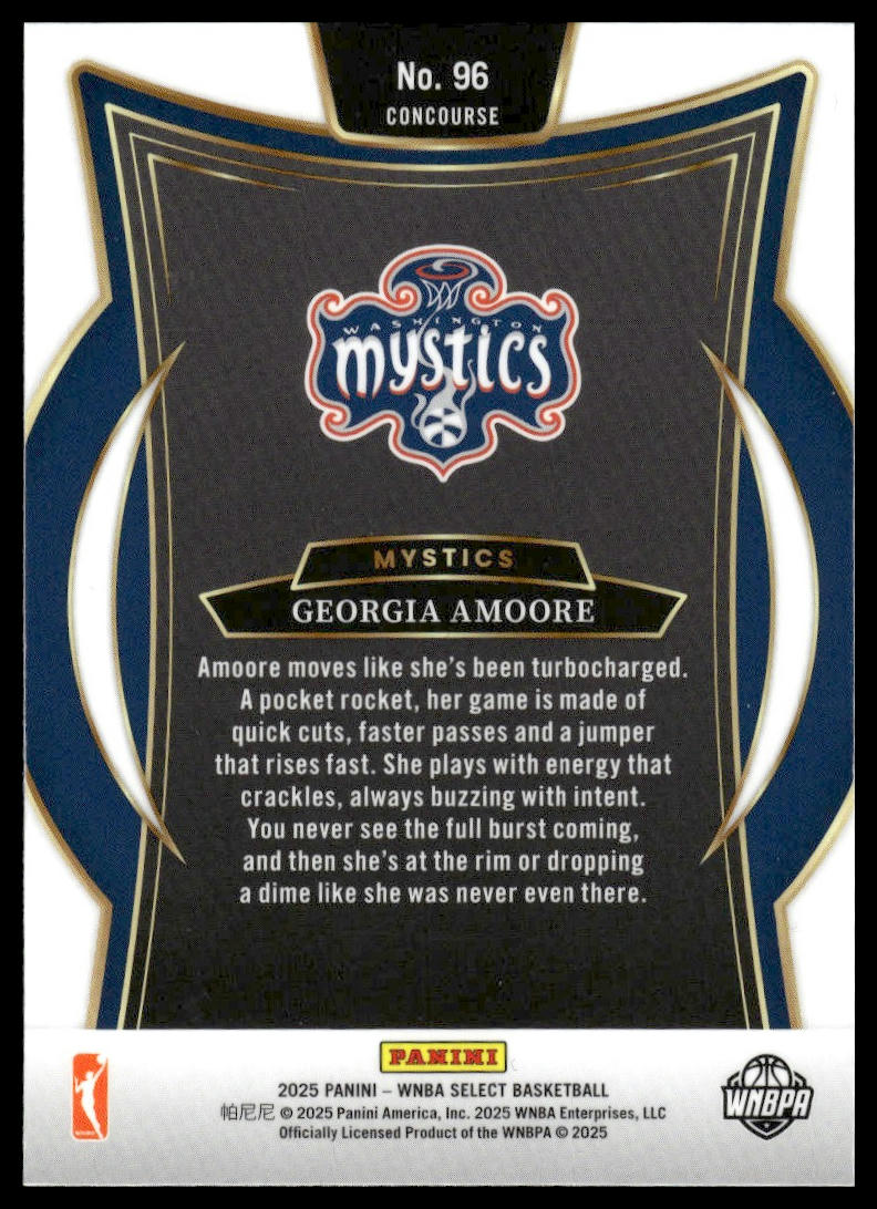 2025 Panini Select WNBA #96 Georgia Amoore