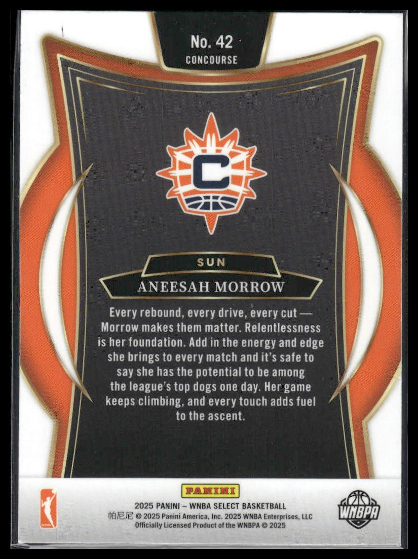 2025 Panini Select WNBA #42 Aneesah Morrow