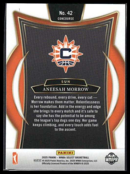 2025 Panini Select WNBA #42 Aneesah Morrow