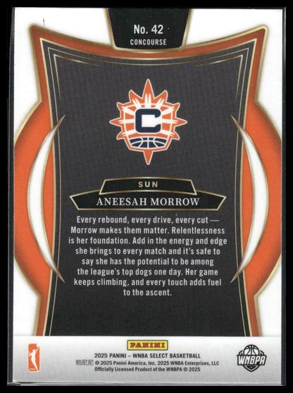 2025 Panini Select WNBA #42 Aneesah Morrow