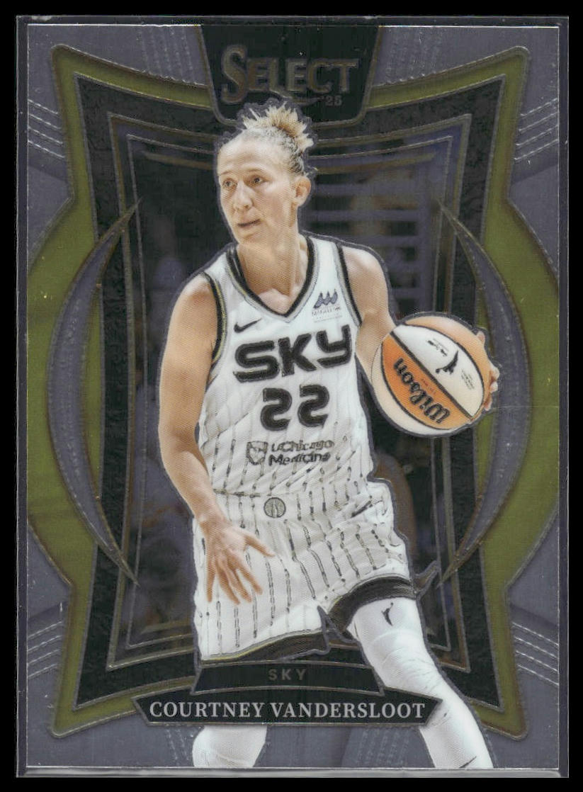 2025 Panini Select WNBA #36 Courtney Vandersloot Silver Prizms