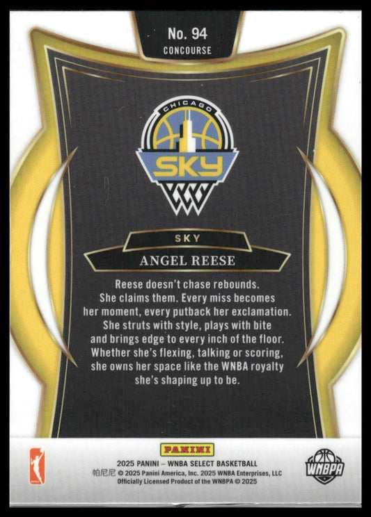 2025 Panini Select WNBA #94 Angel Reese