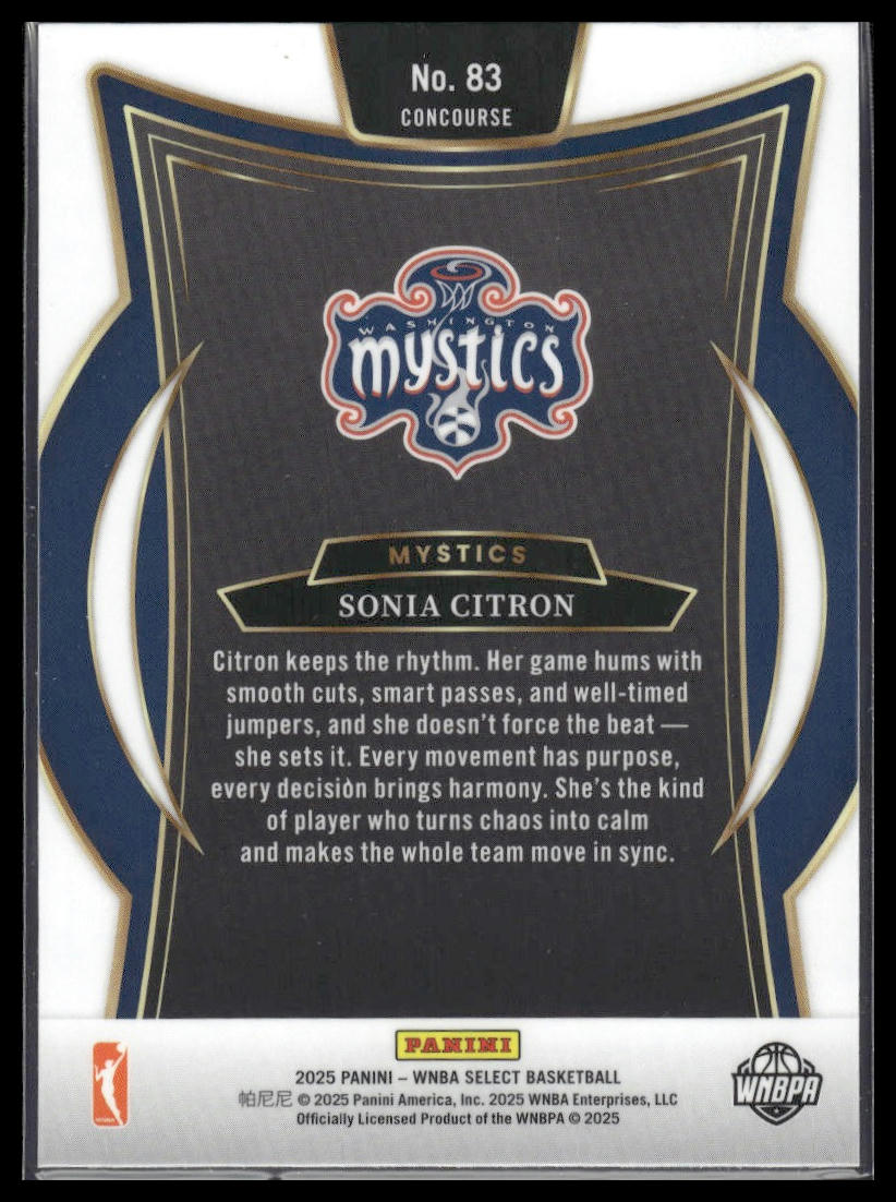 2025 Panini Select WNBA #83 Sonia Citron