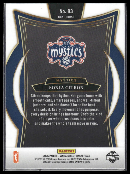 2025 Panini Select WNBA #83 Sonia Citron