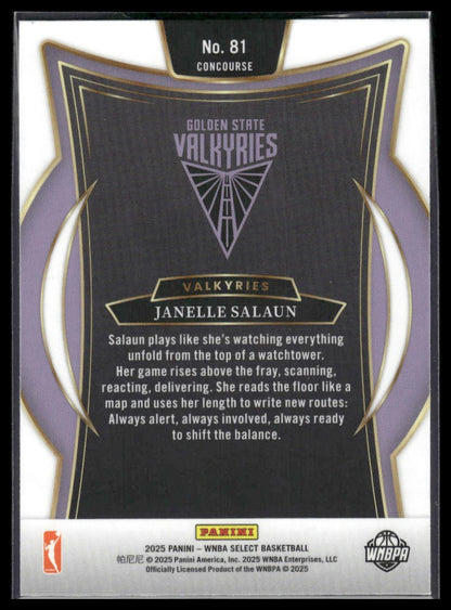 2025 Panini Select WNBA #81 Janelle Salaun