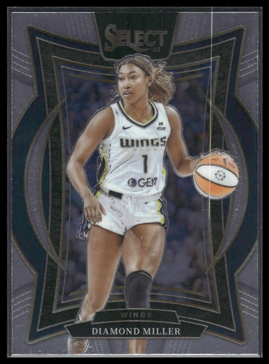 2025 Panini Select WNBA #15 Diamond Miller