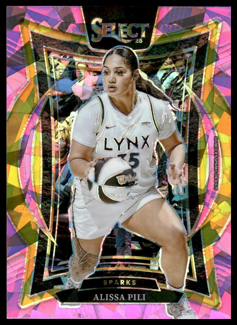 2025 Panini Select WNBA #65 Alissa Pili Pink Ice Prizms