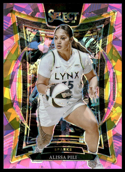 2025 Panini Select WNBA #65 Alissa Pili Pink Ice Prizms
