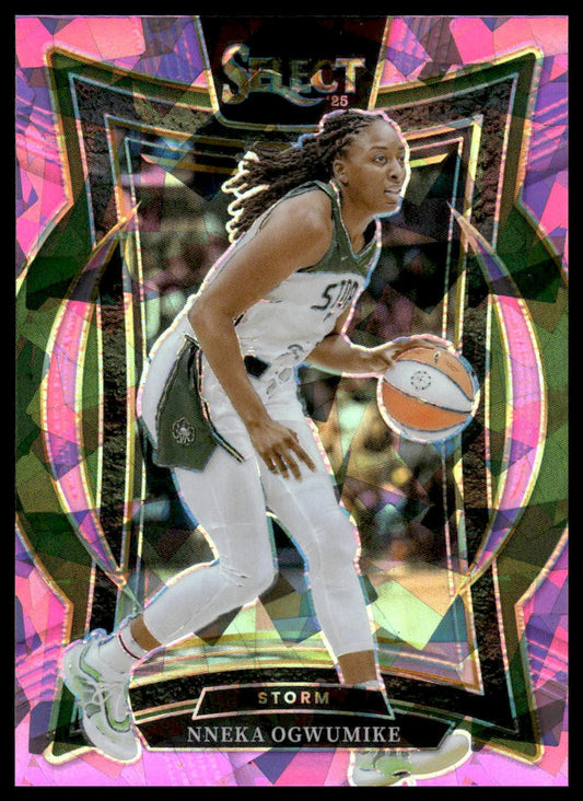 2025 Panini Select WNBA #80 Nneka Ogwumike Pink Ice Prizms
