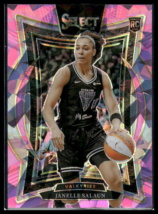 2025 Panini Select WNBA #81 Janelle Salaun Pink Ice Prizms
