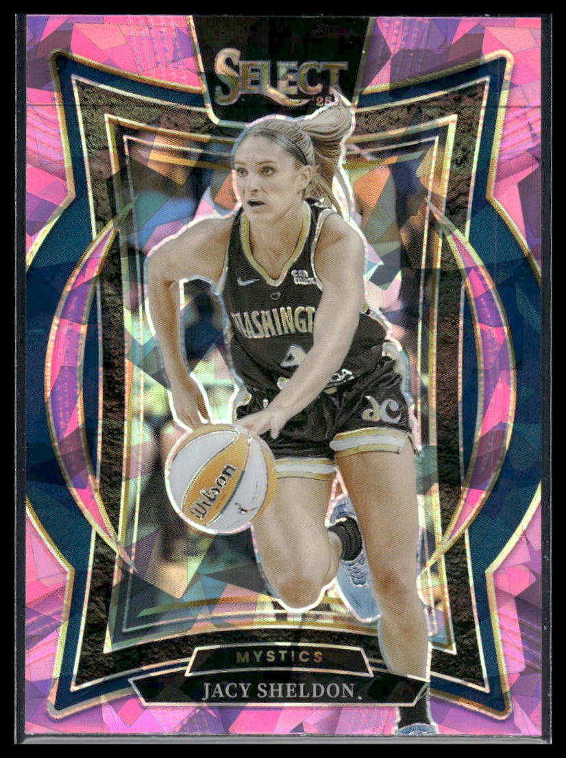 2025 Panini Select WNBA #73 Jacy Sheldon Pink Flash Prizms