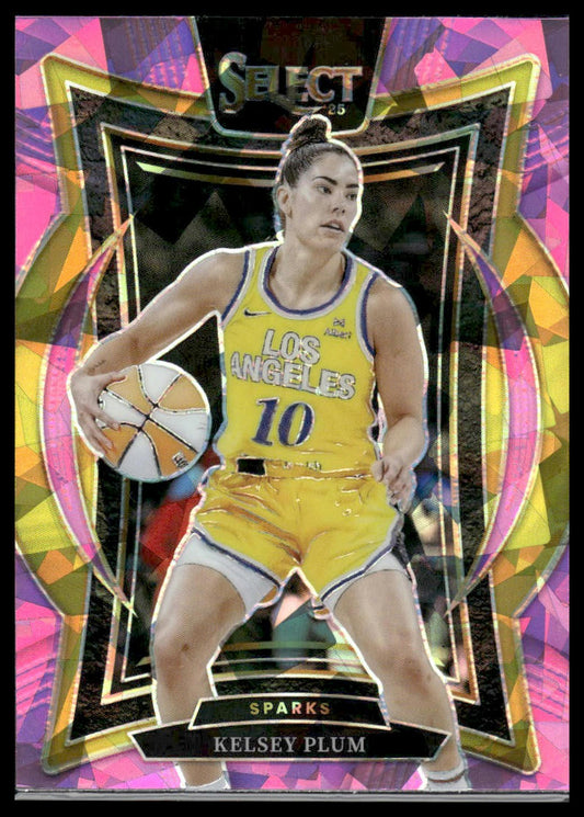 2025 Panini Select WNBA #31 Kelsey Plum Silver Prizms