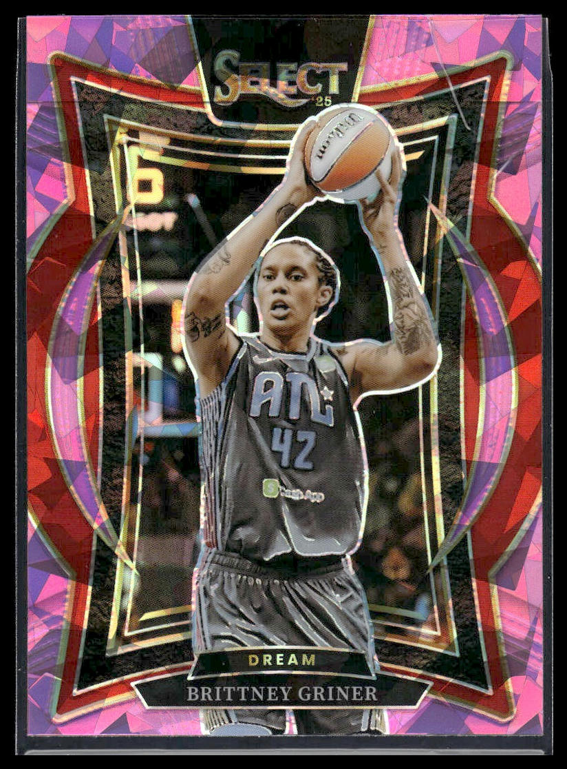 2025 Panini Select WNBA #61 Brittney Griner Pink Ice Prizms