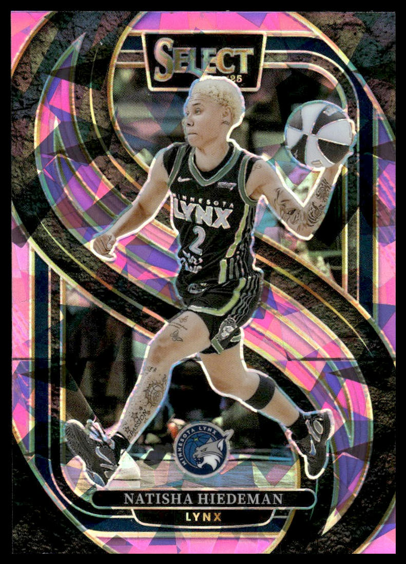 2025 Panini Select WNBA #149 Natisha Hiedeman Pink Ice Prizms