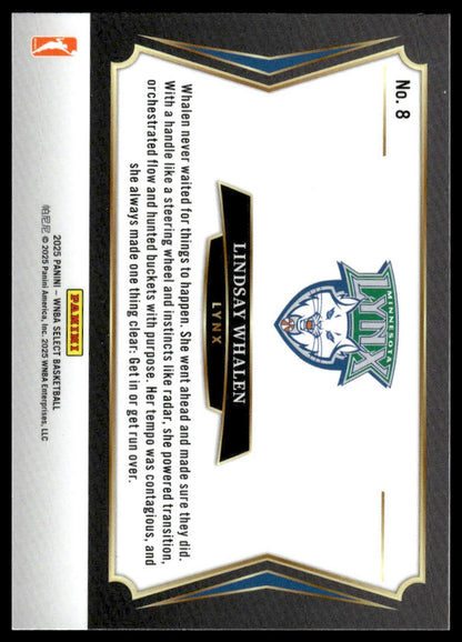 2025 Panini Select WNBA #8 Lindsay Whalen All-Stars
