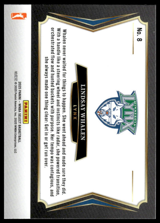 2025 Panini Select WNBA #8 Lindsay Whalen All-Stars