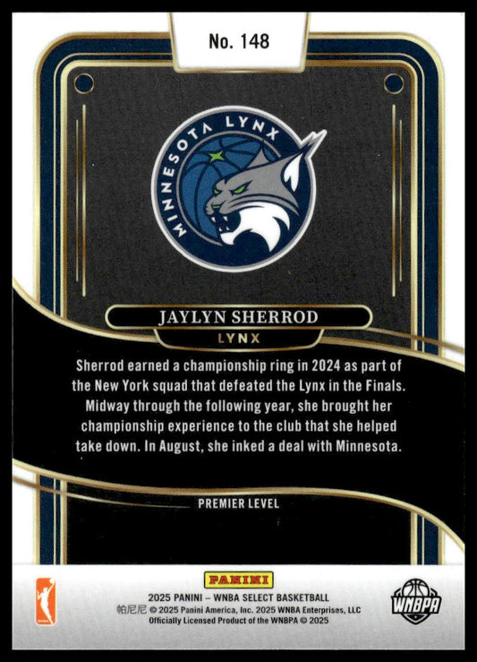 2025 Panini Select WNBA #148 Jaylyn Sherrod