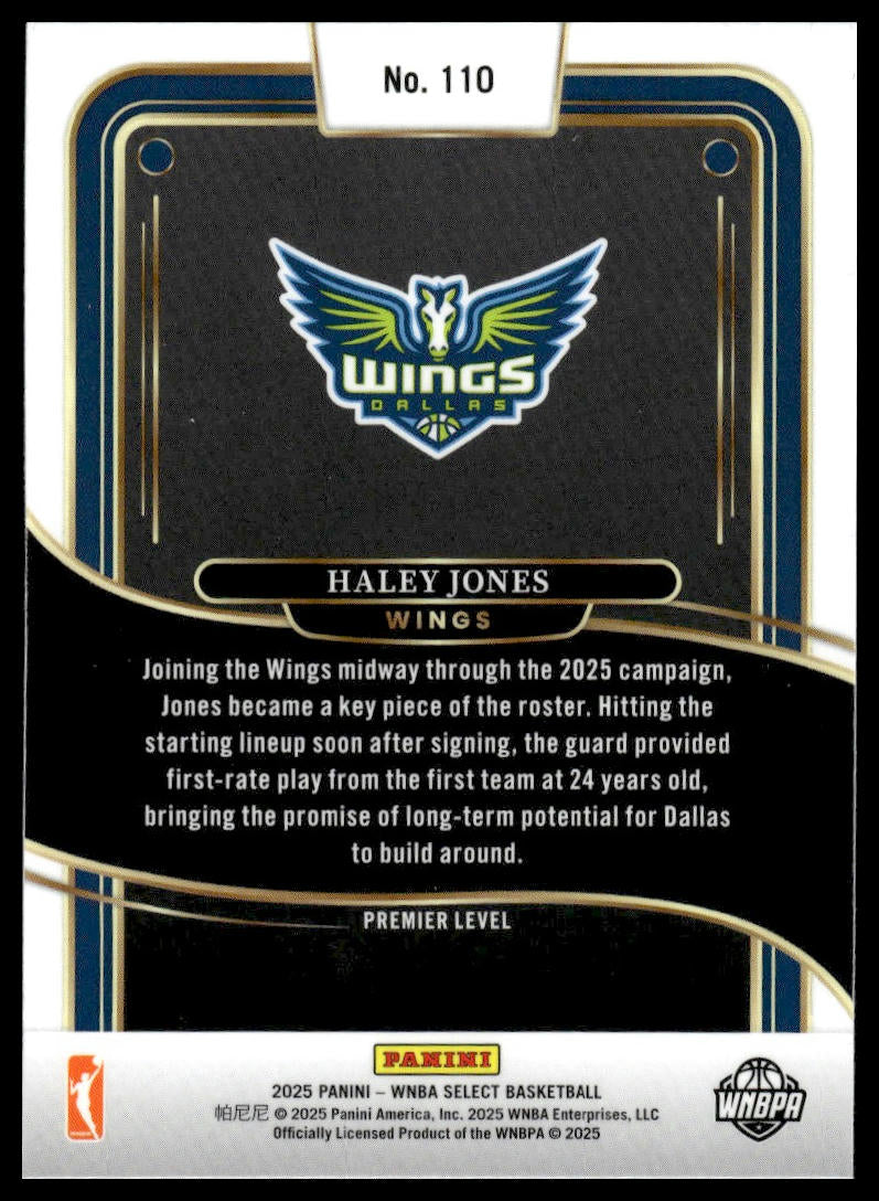2025 Panini Select WNBA #110 Haley Jones