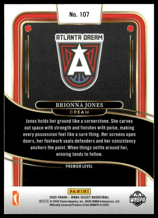 2025 Panini Select WNBA #107 Brionna Jones