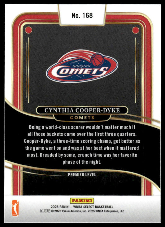 2025 Panini Select WNBA #168 Cynthia Cooper-Dyke