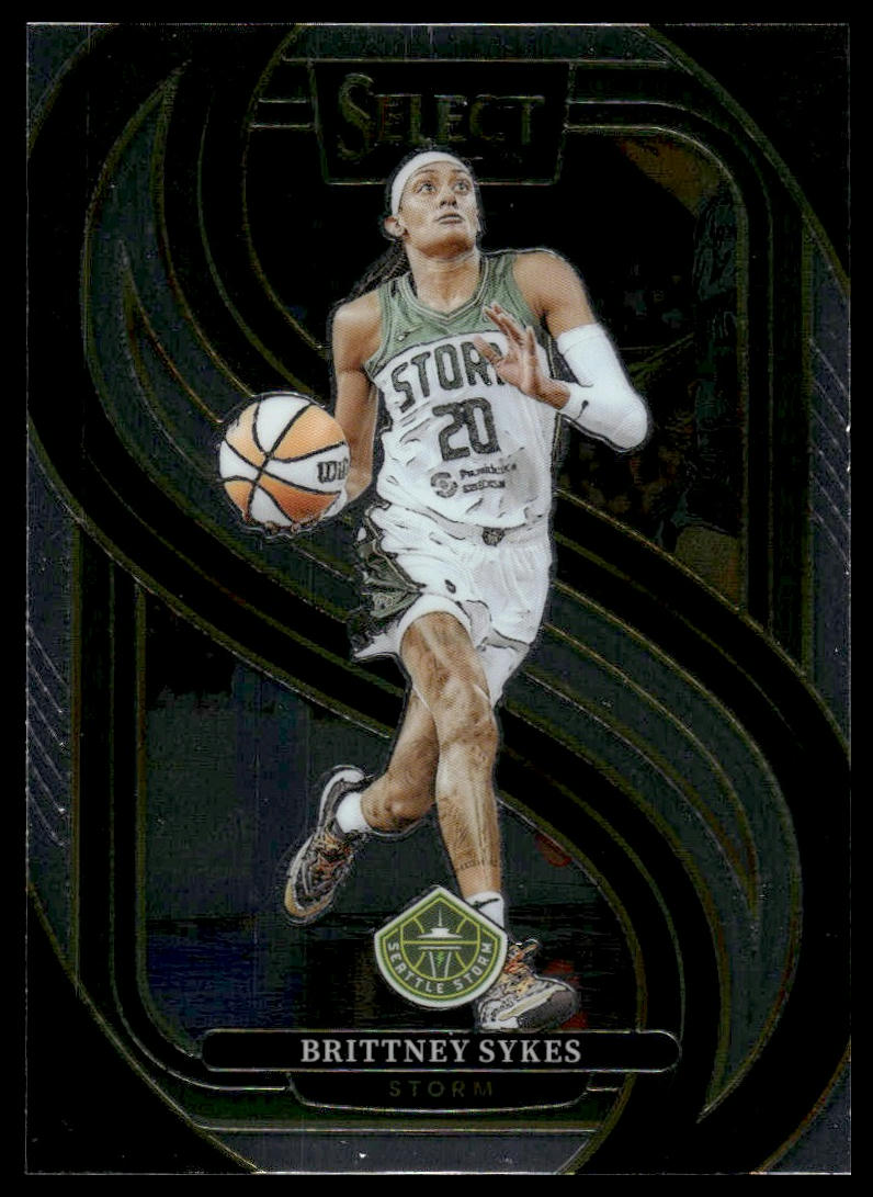 2025 Panini Select WNBA #162 Brittney Sykes Silver Prizms