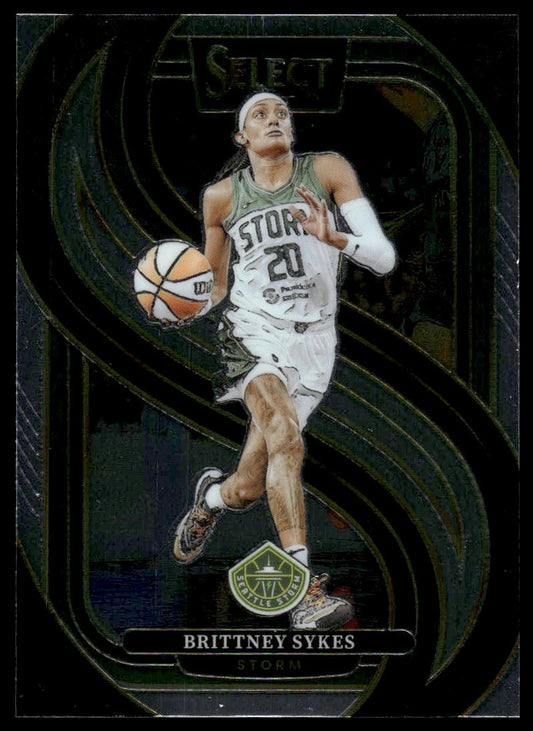 2025 Panini Select WNBA #162 Brittney Sykes Silver Prizms
