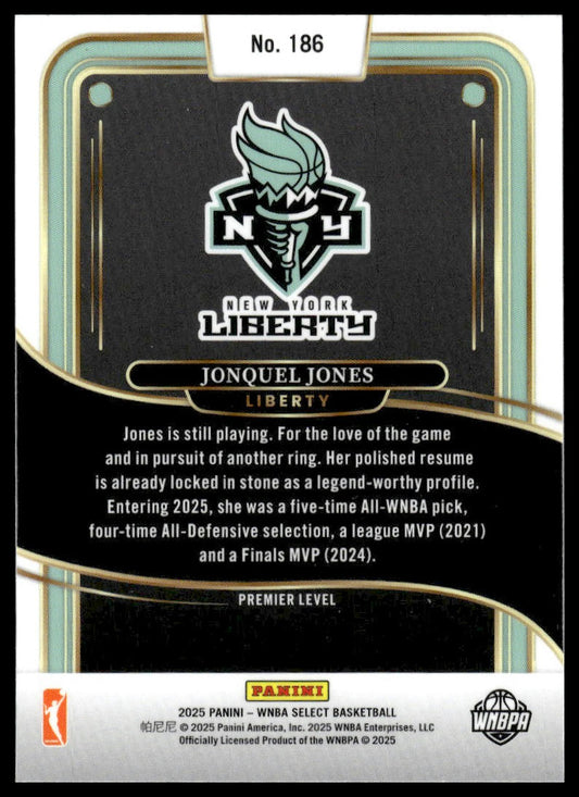 2025 Panini Select WNBA #186 Jonquel Jones