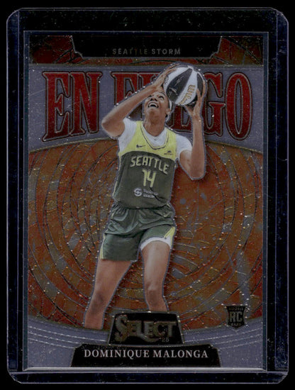2025 Panini Select WNBA #1 Dominique Malonga En Fuego