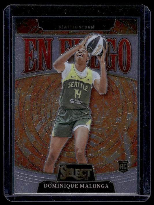2025 Panini Select WNBA #1 Dominique Malonga En Fuego