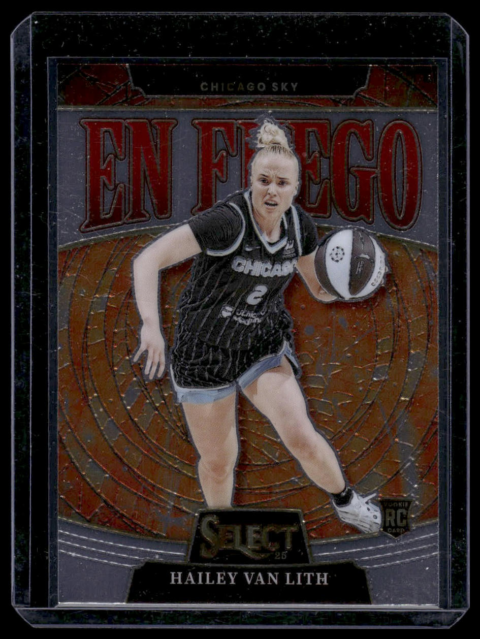 2025 Panini Select WNBA #2 Hailey Van Lith En Fuego