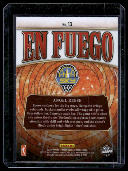 2025 Panini Select WNBA #13 Angel Reese En Fuego