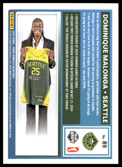 2025 Donruss WNBA #89 Dominique Malonga