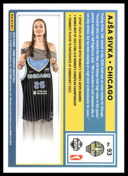 2025 Donruss WNBA #93 Ajsa Sivka