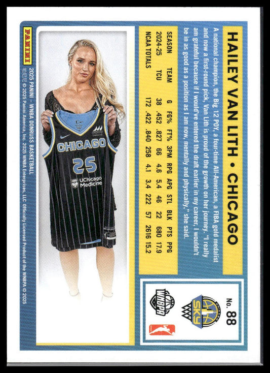 2025 Donruss WNBA #88 Hailey Van Lith