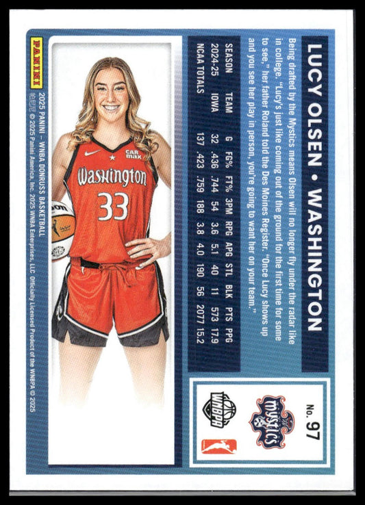 2025 Donruss WNBA #97 Lucy Olsen