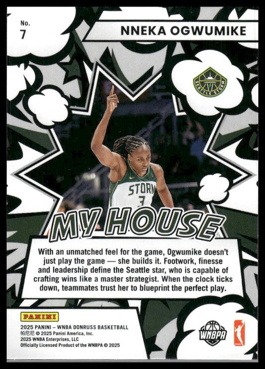 2025 Donruss WNBA #7 Nneka Ogwumike My House Press Proof