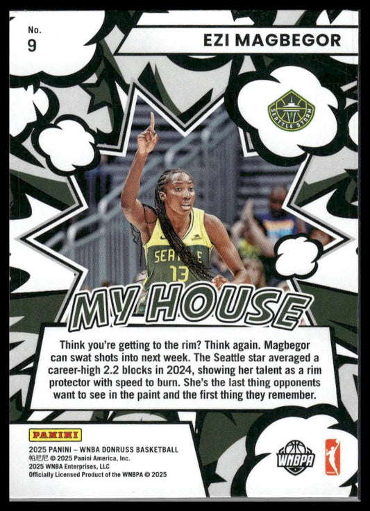 2025 Donruss WNBA #9 Ezi Magbegor My House