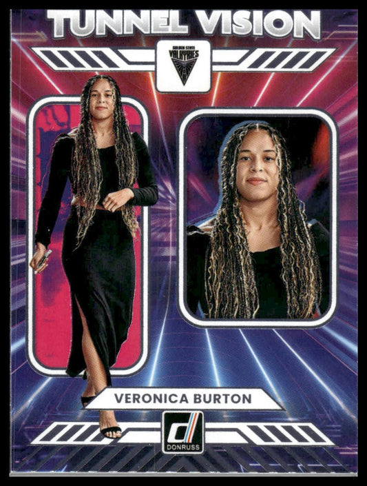 2025 Donruss WNBA #15 Veronica Burton Tunnel Vision Press Proof
