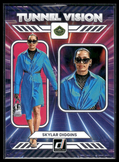 2025 Donruss WNBA #7 Skylar Diggins Tunnel Vision