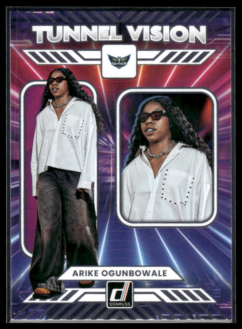 2025 Donruss WNBA #4 Arike Ogunbowale Tunnel Vision Press Proof