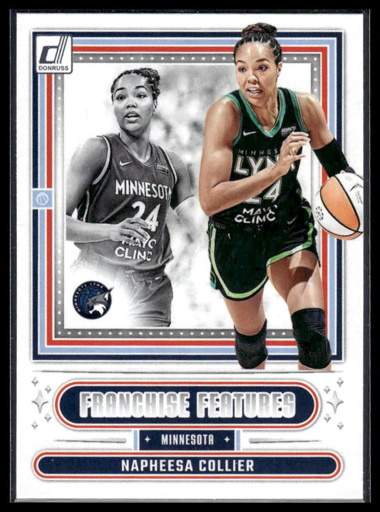2025 Donruss WNBA #1 Napheesa Collier Franchise Features