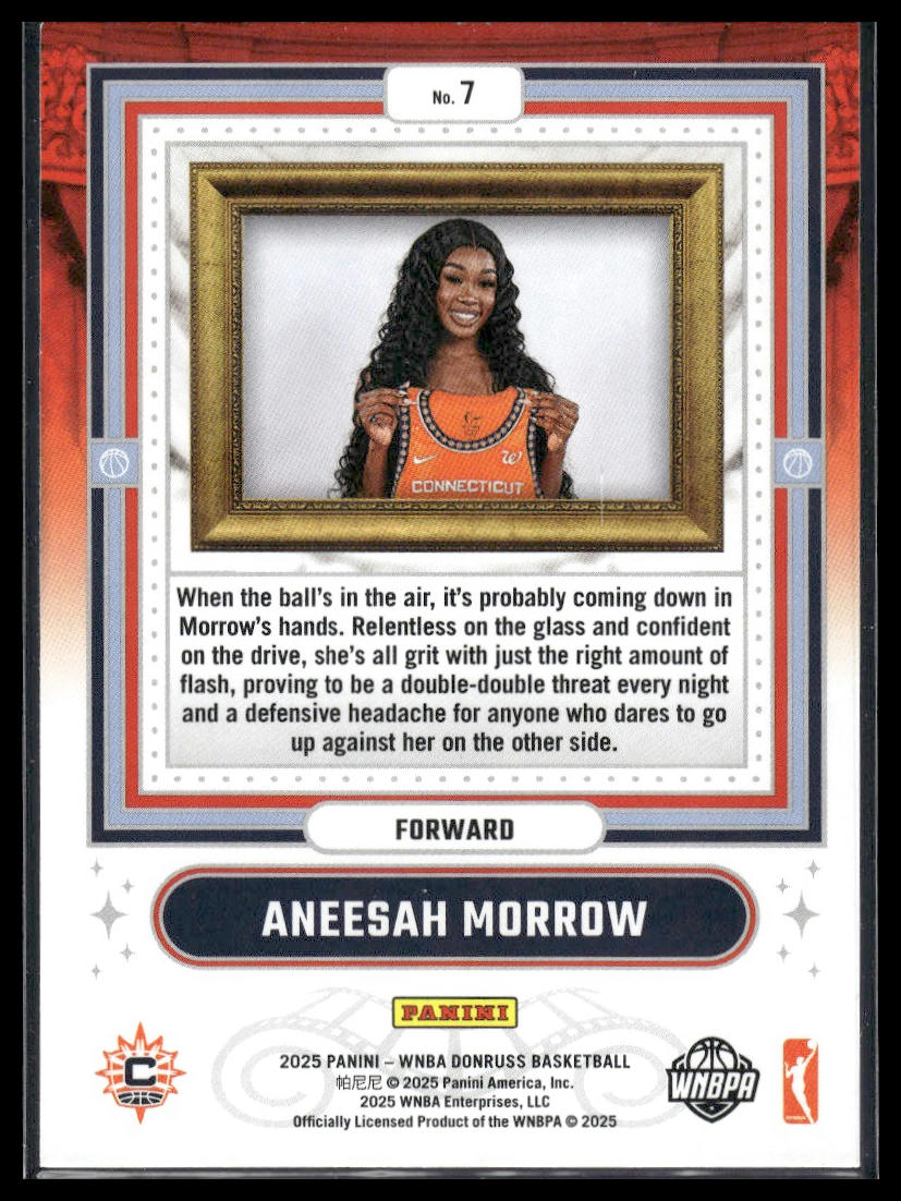 2025 Donruss WNBA #7 Aneesah Morrow Franchise Features Press Proof