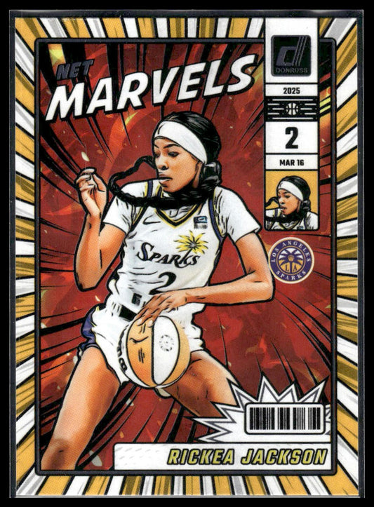 2025 Donruss WNBA #6 Rickea Jackson Net Marvels