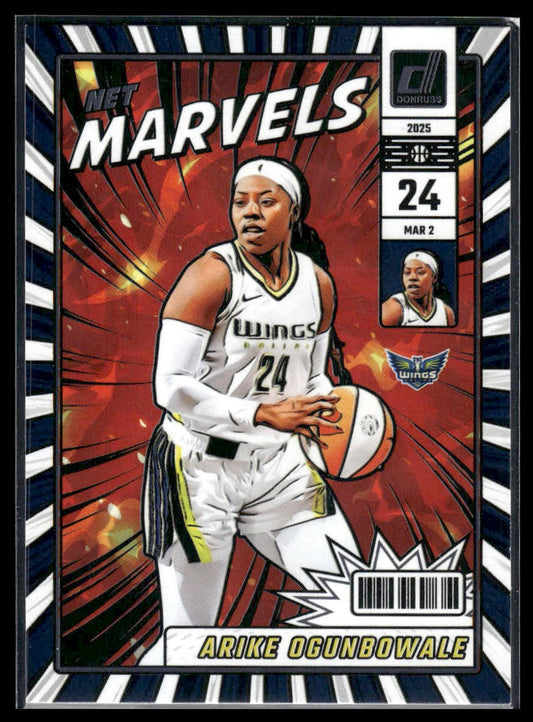 2025 Donruss WNBA #21 Arike Ogunbowale Net Marvels