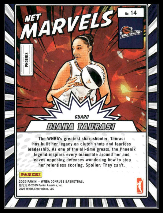 2025 Donruss WNBA #14 Diana Taurasi Net Marvels